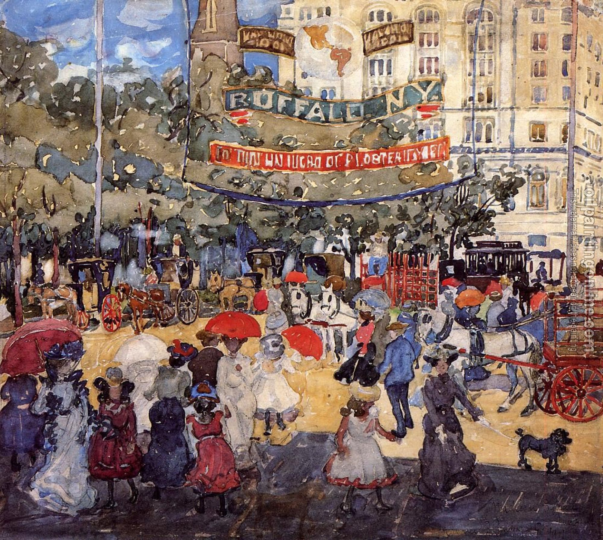 Prendergast, Maurice Brazil - Madison Square